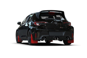 Rally Armor 2023 Toyota GR Corolla Red UR Mud Flap w/ Black Logo Mud Flaps Rally Armor   