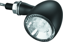 Load image into Gallery viewer, Kuryakyn Bullet 1000 White/Amber Clear Lens Satin Black Misc Powersports Kuryakyn   
