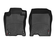Load image into Gallery viewer, WeatherTech 10-15 Honda Crosstour Front FloorLiner - Black (2WD; Twist Retention)
