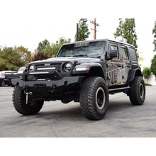 Load image into Gallery viewer, Westin 18-20 Jeep Wrangler WJ2 Full Width Front Bumper w/LED Light Bar Mount Textured Black Westin
