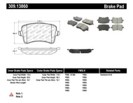 StopTech Performance Brake Pads | 309.13860
