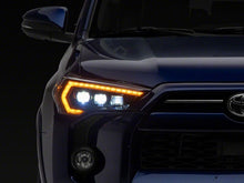 Load image into Gallery viewer, Raxiom 14-24 Toyota 4Runner CXR Series LED Headlights with Amber DRL- Black Housing- Clear Lens | TR33857
