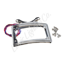 Load image into Gallery viewer, Letric Lighting 10-13 Street Glide Perfect Plate Light Chrome Curved License Plate Frame License Frame Letric Lighting   
