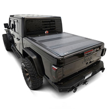 Load image into Gallery viewer, Westin 20-22 Jeep Gladiator JT 4WD 5ft. Bed Hard Tri-Fold Tonneau Cover - Black Westin
