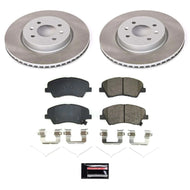 Power Stop 18-22 Kia Rio Front Semi-Coated Rotor Kit Brake Kits - Performance Blank PowerStop   