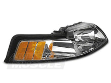 Load image into Gallery viewer, Raxiom 99-04 Ford Mustang Axial Series OE Style Headlights- Chrome Housing (Clear Lens) Headlights Raxiom
