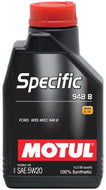 Motul 1L OEM Synthetic Engine Oil SPECIFIC 948B - 5W20 - Acea A1/B1 Ford M2C 948B - Comes in a Case of 12 Units | 106317