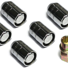 Load image into Gallery viewer, Rugged Ridge Five Piece Wheel Lock Set 1/2 -20 Thread Chrome Rugged Ridge
