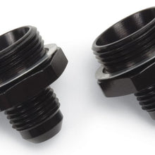Load image into Gallery viewer, Russell Performance -6 AN Carb Adapter Fittings (2 pcs.) (Black) Russell
