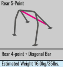 Load image into Gallery viewer, Cusco 08-14 Subaru Impreza WRX STi GRB 5-Point Safety21 Roll Cage (S/O / No Cancel)
