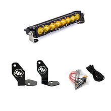 Load image into Gallery viewer, Baja Designs Polaris Pro-R S8 10in Hood Mount Kit - Amber  w/ FREE SHIPPING
