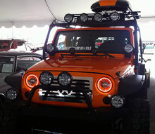 Load image into Gallery viewer, Oracle 07-17 Jeep Wrangler Surface Mount LED Headlight Halo Kit - Amber
