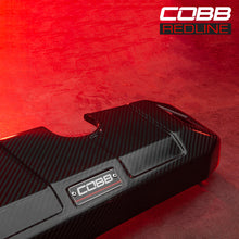 Load image into Gallery viewer, COBB Engine Covers Cobb 17-20 Ford F-150 EcoBoost 3.5L/Raptor / 18-20 F-150 2.7L Redline Carbon Fiber Coolant Cover
