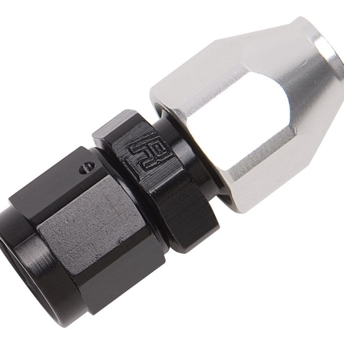 Russell Performance Black/Silver -6 AN Male 37 Degree to 3/8in Aluminum Tube Russell