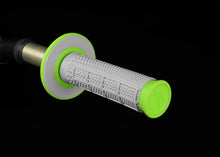 Load image into Gallery viewer, Renthal MX Dual Compound Grips Tapered 1/2 Waffle - Grey/ Green Misc Powersports Renthal
