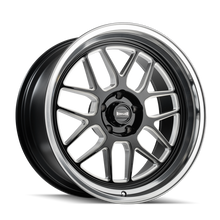 Load image into Gallery viewer, Ridler 611 18x8 / 5x114.3 BP / 0mm Offset / 83.82mm Hub Gls Blk/Mill w/ Diamond Cut Lip Wheel
