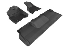 Load image into Gallery viewer, 3D MAXpider 2010-2012 Dodge Ram 2500/3500 Mega Cab Kagu 1st &amp; 2nd Row Floormats - Black | L1DG02201509
