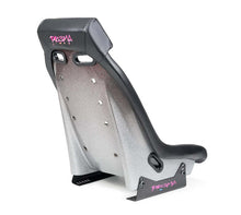 Load image into Gallery viewer, NRG GT Retro Bucket Seat - Black PVC Leather Black Stitching Multicolor Fiberglass Back w/ Glitter | PRI-100BK-H

