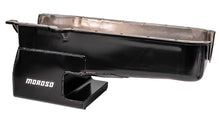 Load image into Gallery viewer, Moroso 86-Up Chevrolet Small Block (w/1 Piece Rear Main Seal) Wet Sump 6qt 9in Steel Oil Pan - Black Moroso
