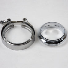 Load image into Gallery viewer, Granatelli Motorsports Hose Clamp Granatelli Motorsports 3.0" (76mm) V-Band, Flat Flanges with Clamp Included. 308530

