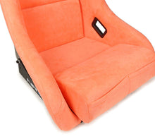 Load image into Gallery viewer, NRG FRP Bucket Seat ULTRA Edition W/ Grey Pearlized Back / Peach Microfiber Material - Large | FRP-302PH-ULTRA
