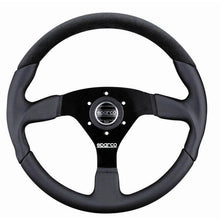 Load image into Gallery viewer, Sparco Steering Wheel L505 Lap 5 Blk/Blk/Blk
