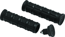 Load image into Gallery viewer, Kuryakyn Dillinger Grips 7/8in Universal Black Misc Powersports Kuryakyn   
