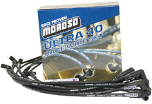 Load image into Gallery viewer, Moroso Chevrolet Small Block (Sprint Car) Ignition Wire Set - Ultra 40 - Unsleeved - HEI - Black Moroso
