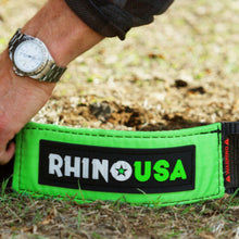 Load image into Gallery viewer, Rhino USA Recovery Tow Strap 4Inx30Ft (Black) Tow Straps Rhino USA
