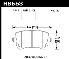 Load image into Gallery viewer, Hawk 07-11 Audi S6 HPS 5.0 Rear Brake Pads Brake Pads - Performance Hawk Performance   
