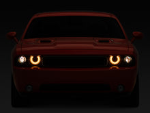 Load image into Gallery viewer, Raxiom 08-14 Dodge Challenger Halo Projctr Headlights w/Sequential Turn Signals-Blk Hsng(Clear Lens) Headlights Raxiom
