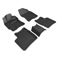 3D MAXpider 2004-2009 Toyota Prius Kagu 1st & 2nd Row Floormats - Black | L1TY14501509