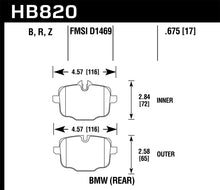 Load image into Gallery viewer, Hawk 12-17 BMW M6 / 14-17 BMW M6 Gran Coupe / 13-16 BMW M5 Performance Ceramic Rear Brake Pads Brake Pads - Performance Hawk Performance   
