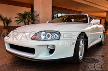 Load image into Gallery viewer, Oracle 93-98 Toyota Supra LED Headlight Halo Kit - Red
