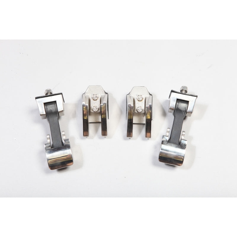 Rugged Ridge 07-18 Jeep Wrangler Stainless Steel Hood Catch Set Rugged Ridge