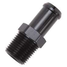 Load image into Gallery viewer, Edelbrock Hose End Straight 1/2In NPT to 5/8In Barb Black Anodize Fittings Edelbrock
