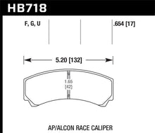 Load image into Gallery viewer, Hawk AP Racing DTC-30 Race Brake Pads Brake Pads - Racing Hawk Performance   
