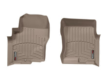 Load image into Gallery viewer, WeatherTech 05+ Nissan Frontier Crew Cab Front FloorLiner - Tan | 450471

