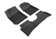 3D MAXpider 2018-2020 Kia Rio/Rio 5-Door Kagu 1st & 2nd Row Floormats - Black | L1KA04301509