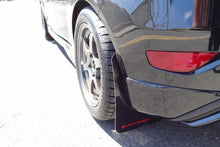 Load image into Gallery viewer, Rally Armor 13-19 Ford Fiesta ST Black UR Mud Flap w/Silver Logo Mud Flaps Rally Armor   
