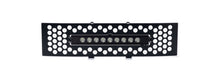 Load image into Gallery viewer, Putco 11-14 Ford F-150 - EcoBoost Bumper Grille Inserts - Black SS Punch w/ 10in Luminix Light Bar Grilles Putco
