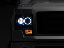 Load image into Gallery viewer, Raxiom 09-14 Ford F-150 Super White LED Halo Projector Headlights- Blk Housing (Clear Lens) Headlights Raxiom

