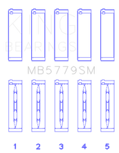 Load image into Gallery viewer, King Engine Bearings Audi CDaa/CDha/CDhb/CDab (Size +0.25mm) Main Bearing Set King Engine Bearings
