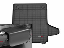 Load image into Gallery viewer, WeatherTech 25-26 Porsche Panamera E-Hybrid Trunk Cargo Liner w/Bumper Protector - Black | 401853SK
