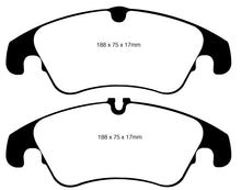 Load image into Gallery viewer, EBC 09-11 Audi A4 2.0 Turbo Ultimax2 Front Brake Pads Brake Pads - OE EBC   
