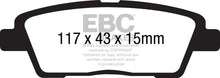 Load image into Gallery viewer, EBC 10-11 Hyundai Genesis 3.8 Ultimax2 Rear Brake Pads Brake Pads - OE EBC   
