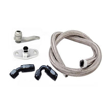 Load image into Gallery viewer, Torque Solution Subaru EJ w/ Garrett GT/GTX -10AN Turbo Oil Return Line Kit
