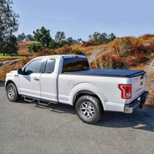Load image into Gallery viewer, Westin 15-26/17-26 Ford F-150/F-250/F-350/F-450 SuperCab Outlaw Drop Nerf Step Bars Tex Black | 20-13935
