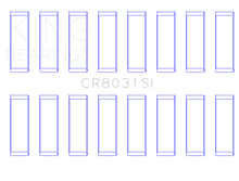 Load image into Gallery viewer, King Engine Bearings Chrysler Jeep V8 287 4.7L (Od+.002in) (Size +0.25mm) Connecting Rod Bearing Set King Engine Bearings
