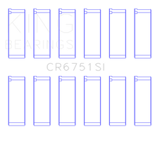 Load image into Gallery viewer, King Engine Bearings Ford 155 (Size +0.25mm) Connecting Rod Bearing Set King Engine Bearings
